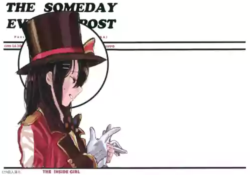 THE SOMEDAY EVENING POST THE INSIDE GIRL圖