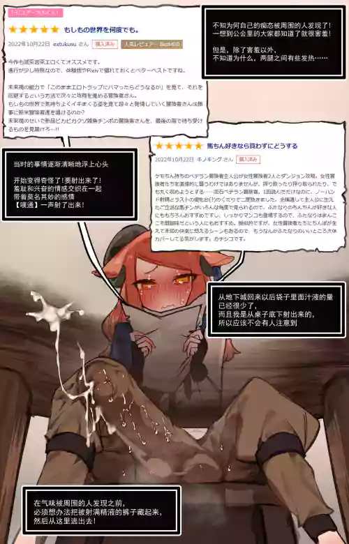 [麻根木商店(みりちく)] よくあるエロトラップダンジョンモノ-未来が视えるからETDなんて余裕だし上级冒険者が性欲に负けるわけない编-跋文图